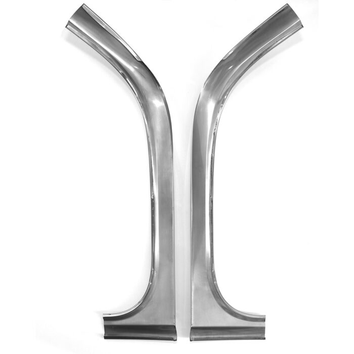 1955~1957 Chevy Convertible Outer Windshield Vertical Pillar Garnish Molding - Image 4