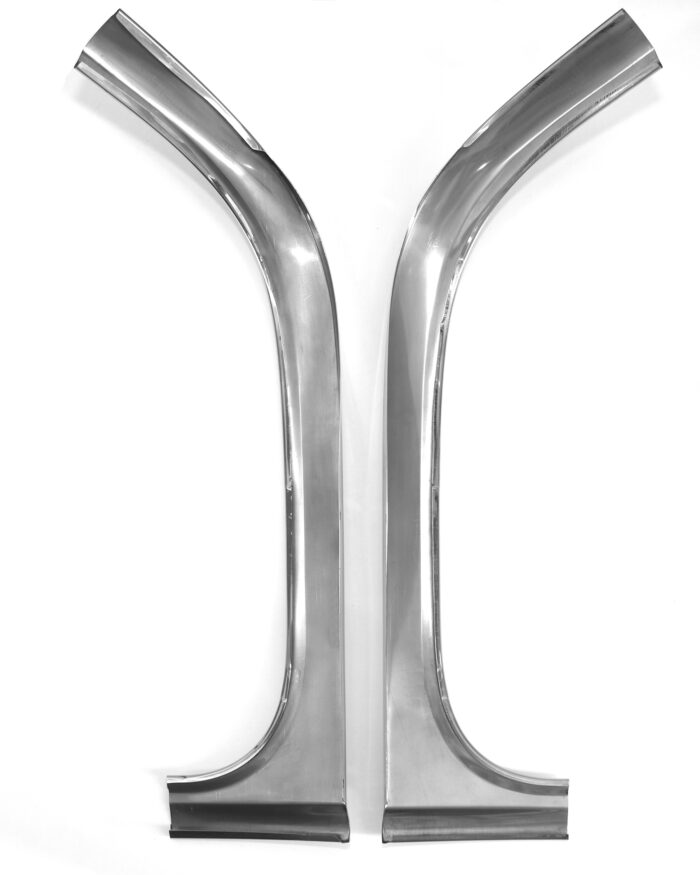 1955~1957 Chevy Convertible Outer Windshield Vertical Pillar Garnish Molding - Image 3