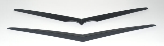 1957 Chevrolet Hood & Trunk Vee (Matt Black) - Image 5